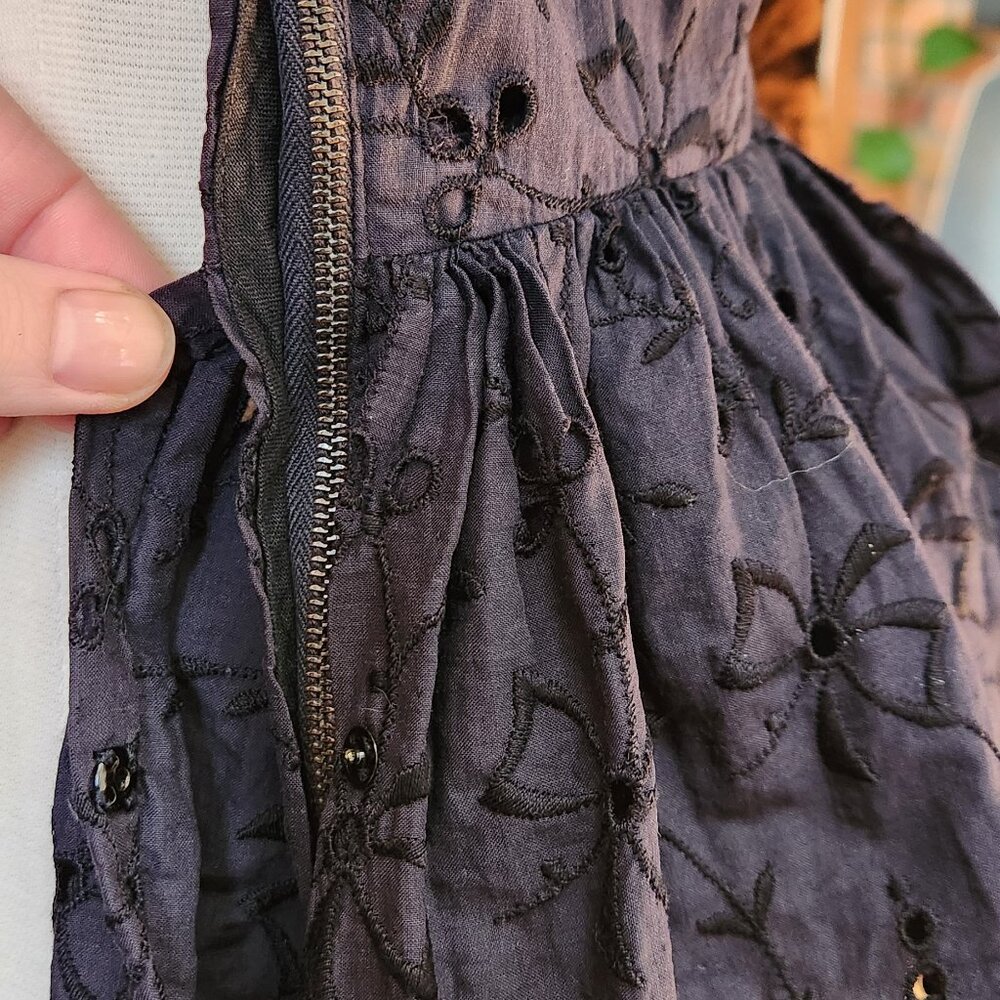 1940s Eyelet Peplum Dress - Picture 8 of 8